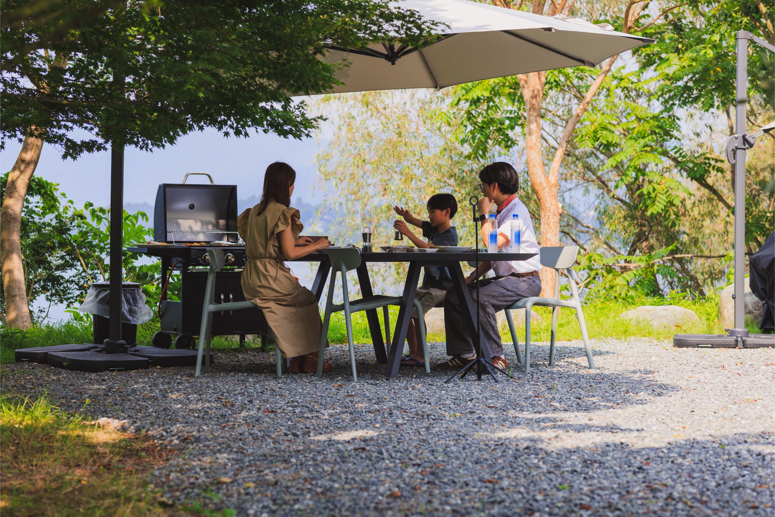 Family Outdoor BBQ